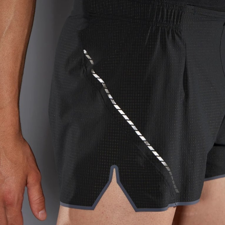 Black Salomon Sense Aero 3'' Men's Shorts | PH 42971T